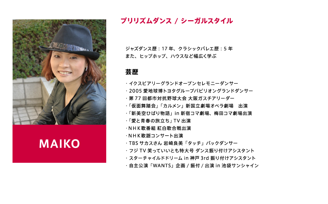 MAIKOのプロフィール